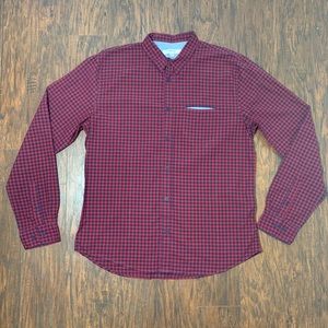 Smog Gingham Long Sleeve Button Down Shirt
